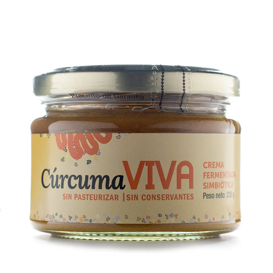 Cúrcuma Viva Regenera — crema fermentada Microviver